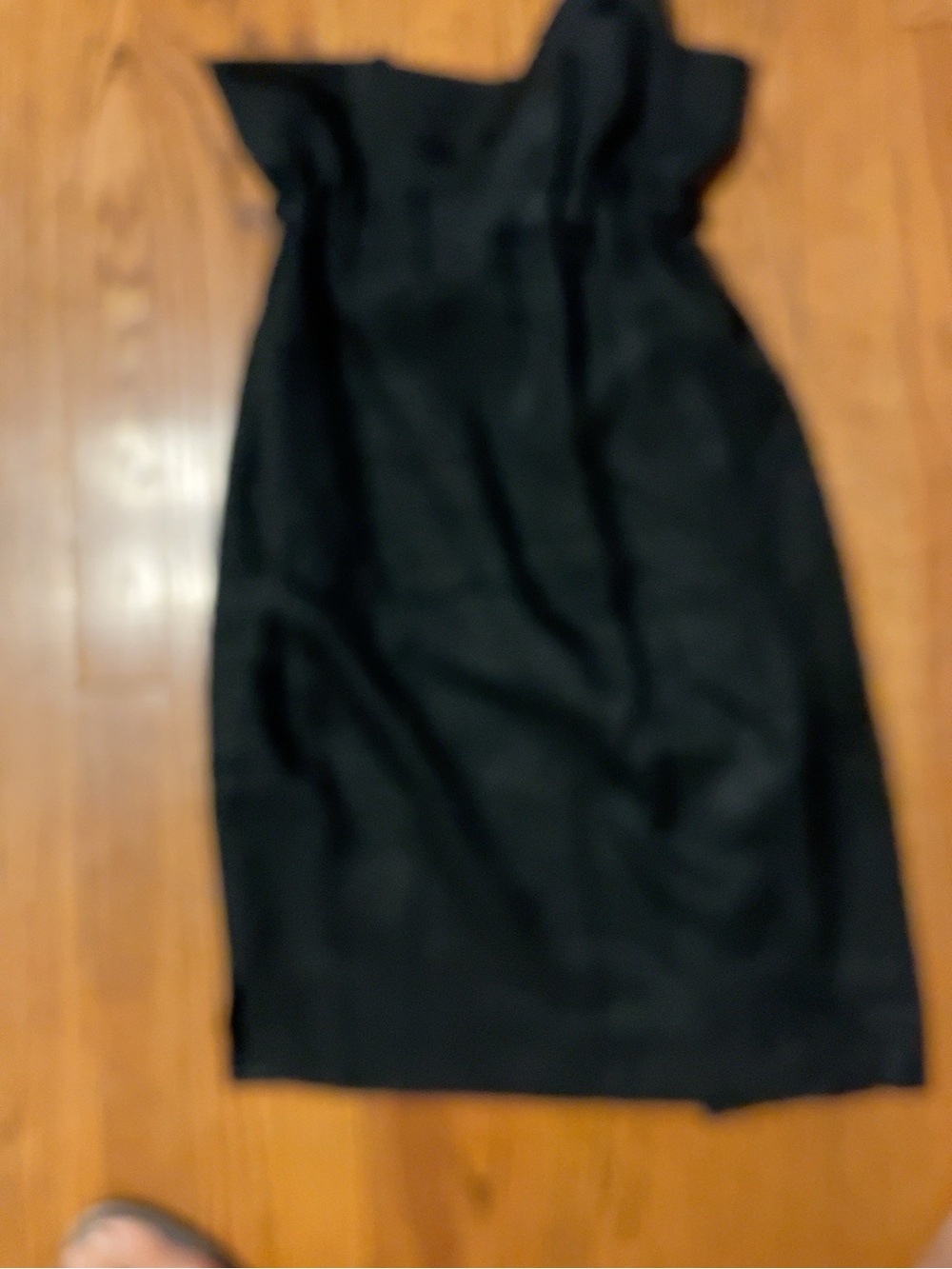 Vintage Isaac Mizrahi Black Sculptural Draped Skirt One Size 1980s/90s A#3041